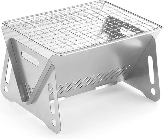 Campinggrill houtskool roestvrij staal | [Notebook Design