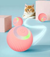 Interactief Kattenspeeltje - Zelfrollende Bal voor Katten en Honden - Oplaadbaar - Roze