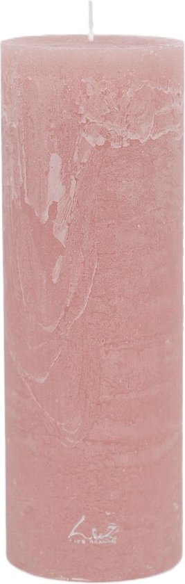 Rasteli Luz Your Senses Kaars-Stompkaars Oud Roze D7 cm H 20 cm