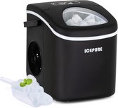 Portable Ice Maker - 9 Ice Cubes in 8 Minutes - 20kg Ice in 24 Hours - LCD Display - Perfect for Home Office Bar