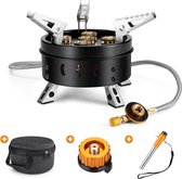 tent kachel / Draagbare Lichtgewicht - camping gas stove Portable collapsible, ‎16.5 x 16.3 x 10.2 cm