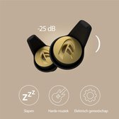 -25 dB Earbuds Sleep - Hearing Protection for Sleeping Power Tools and Drummer Patented Diaphragm Filter Soft Medical Grade Earplugs 4 Sizes