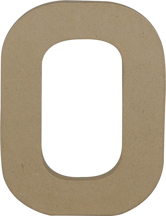 Decopatch Letter - 20 cm - Papier marche - Letter O