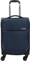 Travelbags à Bagage à main valise souple / Trolley / Valise de voyage - The Base Soft - 55 cm - Blauw