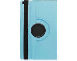 Draaibare Bookcase - Geschikt voor Samsung Galaxy Tab S6 Lite Hoes - 10.4 inch (2021, 2022) - Licht Blauw