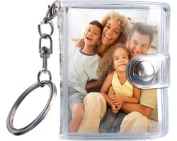 Ainy - Fotoalbum Liefde Sleutelhanger met sleutelringen | fotoboek | geluksbrenger | foto album insteekalbum | fotolijst | pasfoto lijstjes | foto auto sleutelhangers volwassenen & kinderen accessoires