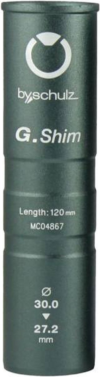 BySchulz zadelpenvulbus alu 27.2-30.0mm/120mm zwart