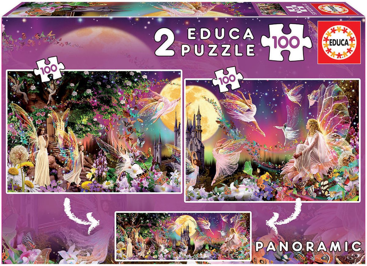 Educa puzzel - Fantasie - 2 x 100 stukjes