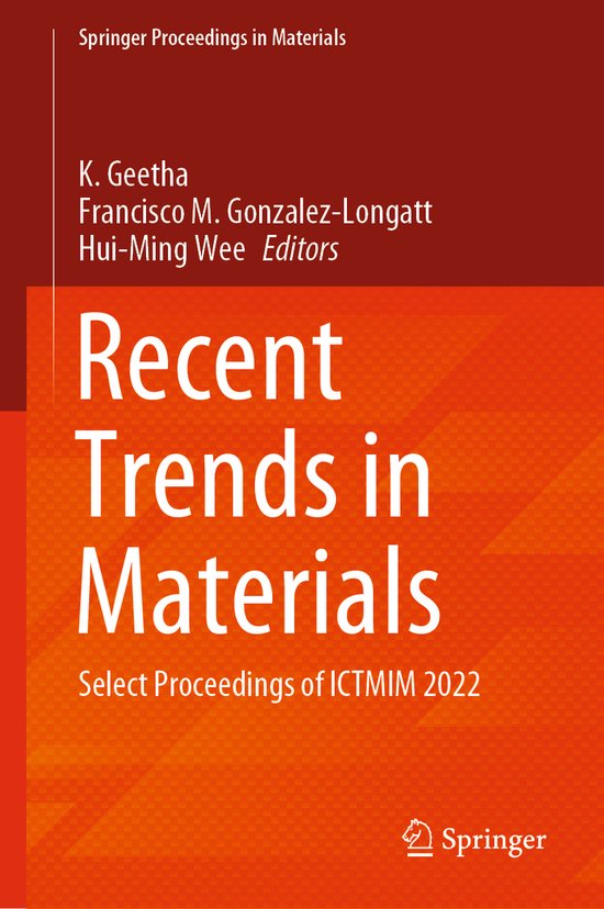 Springer Proceedings in Materials18- Recent Trends in Materi ... - cover