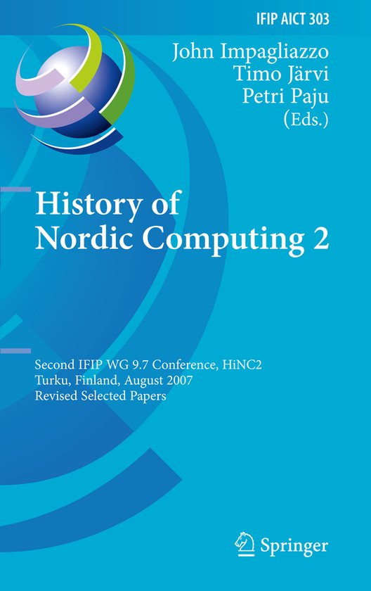 History of Nordic Computing 2 - cover