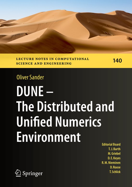 DUNE The Distributed and Unified Numerics Environment - cover