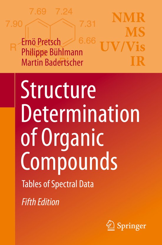 Structure Determination of Organic Compounds - cover