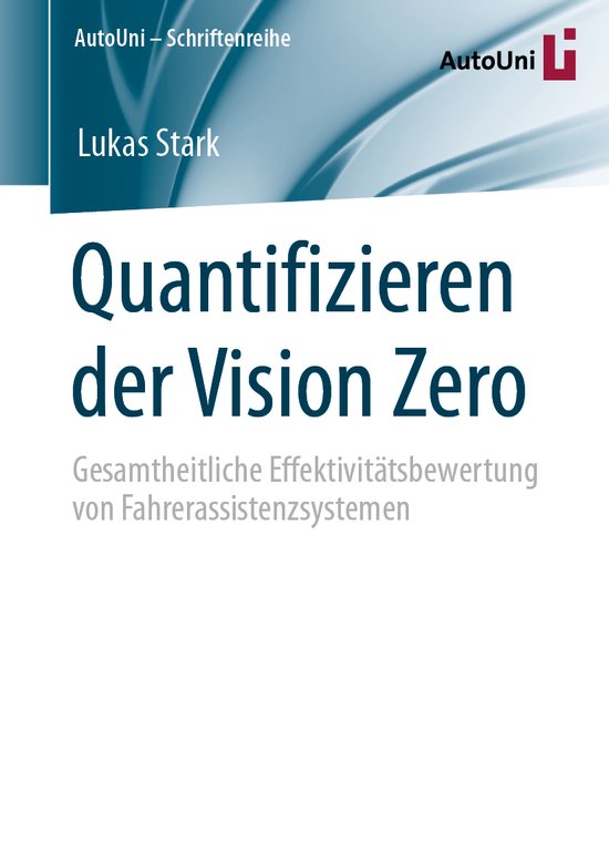 Foto: Autouni schriftenreihe quantifizieren der vision zero