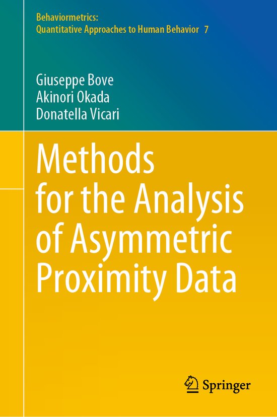 Methods for the Analysis of Asymmetric Proximity Data - cover