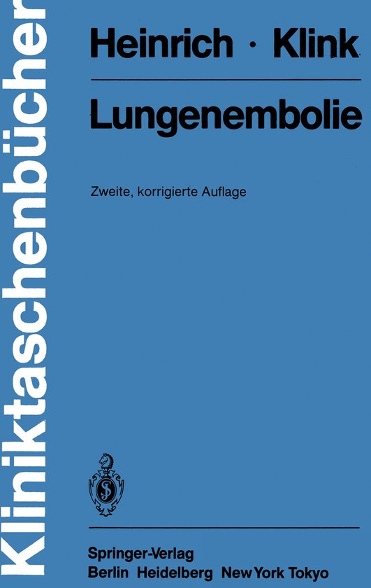 Lungenembolie - cover