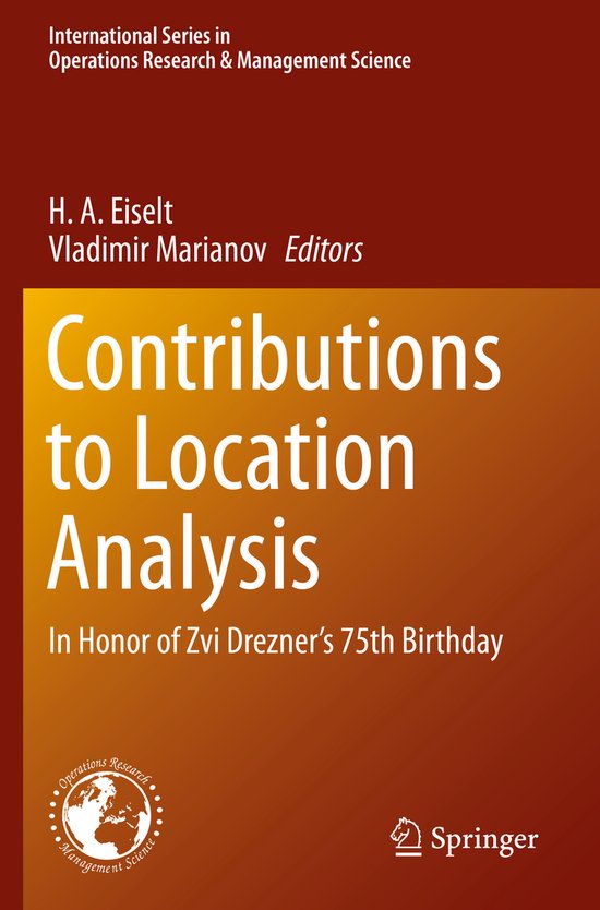 Contributions to Location Analysis - cover