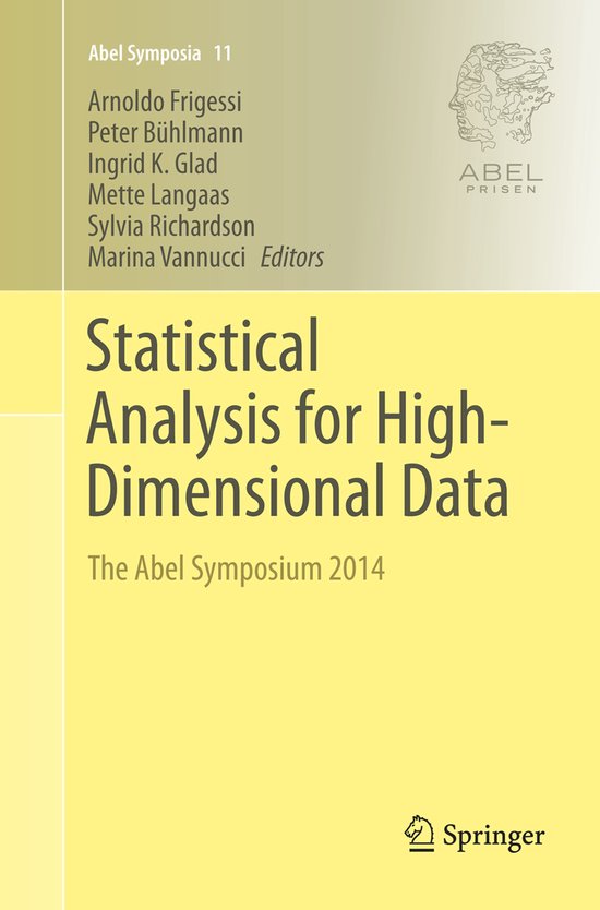 Abel Symposia11- Statistical Analysis for High-Dimensional D ... - cover