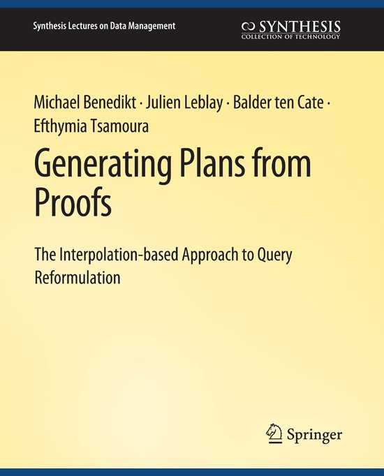 Synthesis Lectures on Data Management- Generating Plans from ... - cover