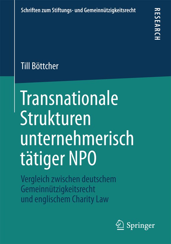 Transnationale Strukturen unternehmerisch tätiger NPO - cover
