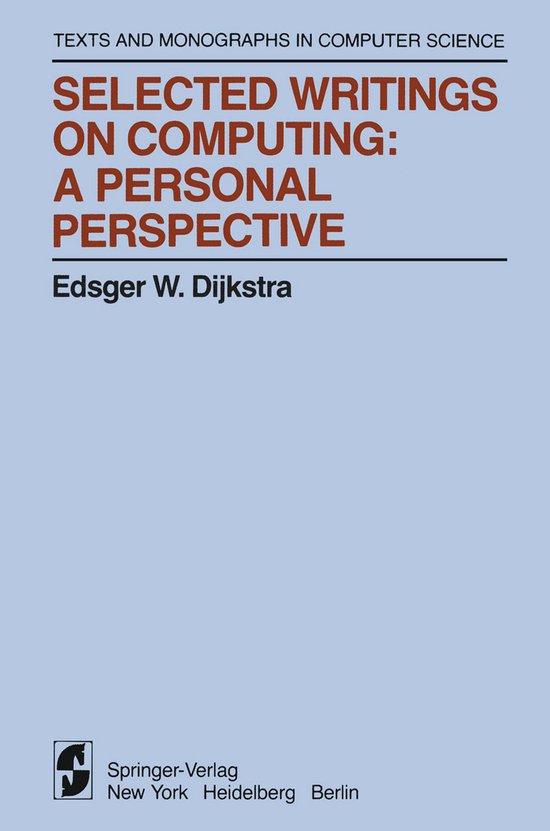 Selected Writings on Computing - cover