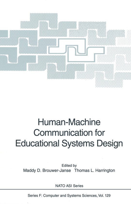 Human-machine Communication for Educational Systems Design - cover