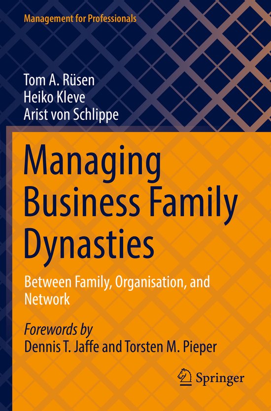 Management for Professionals- Managing Business Family Dynas ... - cover