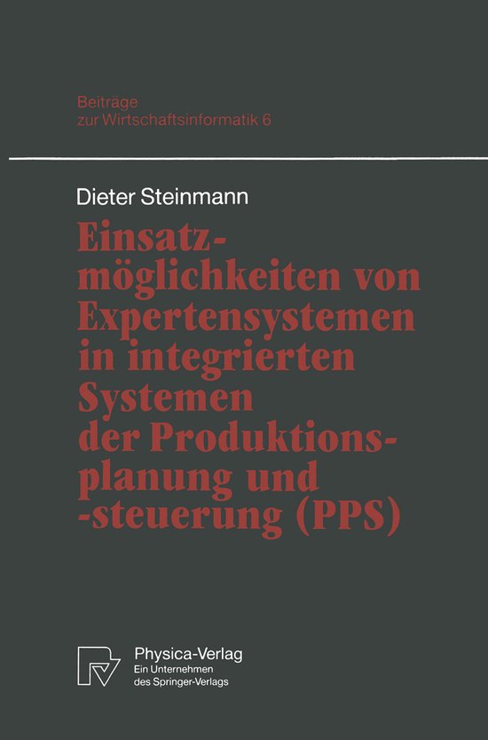 Einsatzmoglichkeiten Von Expertensystemen in Integrierten Sy ... - cover