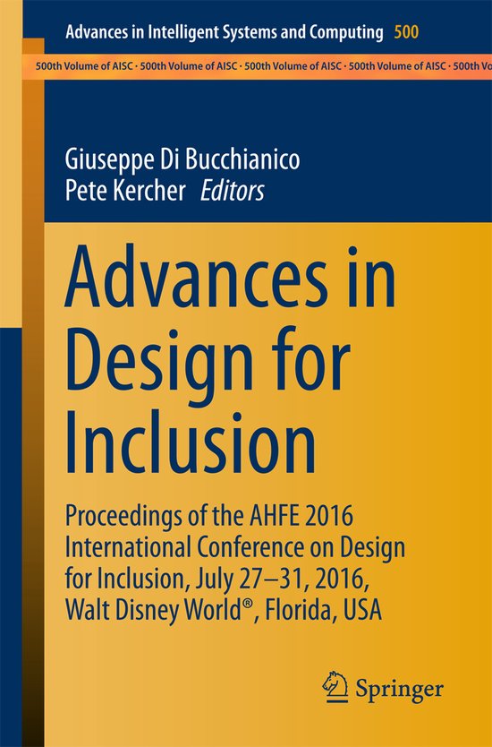 Advances in Design for Inclusion - cover