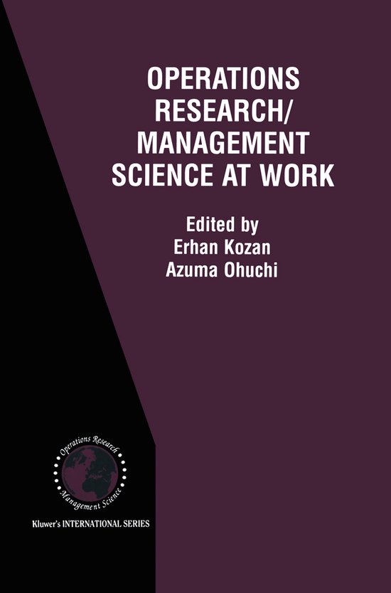 Operations Research/Management Science at Work - cover