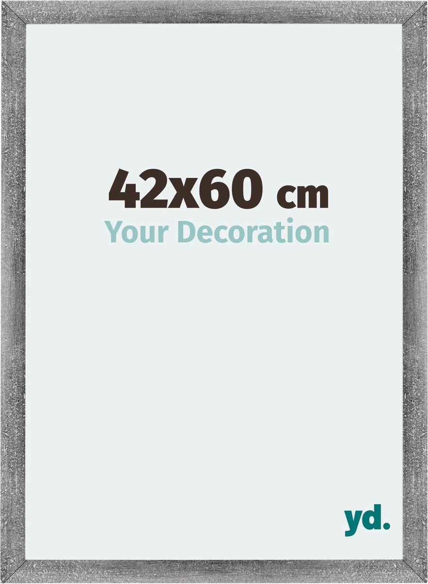 yd. Your Decoration - Fotolijst 42x60 cm - MDF - Grijs Geveegd - Mura