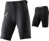 ROCKBROS Korte Fietsbroek Heren Fietsbroek Met Zeem 4D Ademend Sneldrogend Fietsbroek MTB Broek Fietsbroek Zwart Maat XL