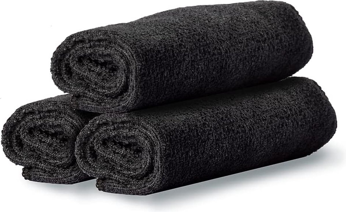 Goedkoopste 3 x microvezeldoeken, 40 x 40 cm, schoonmaakdoek, doek, raamdoeken, microvezeldoeken, pluisvrij, absorberend en zacht zacht