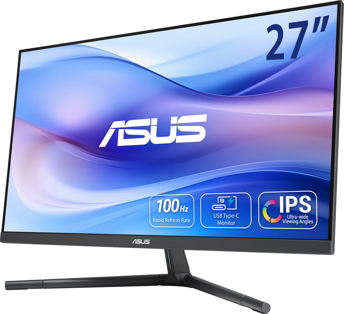 ASUS VU279CFE-B - Full HD IPS 100Hz Monitor - USB-C - 27 Inch