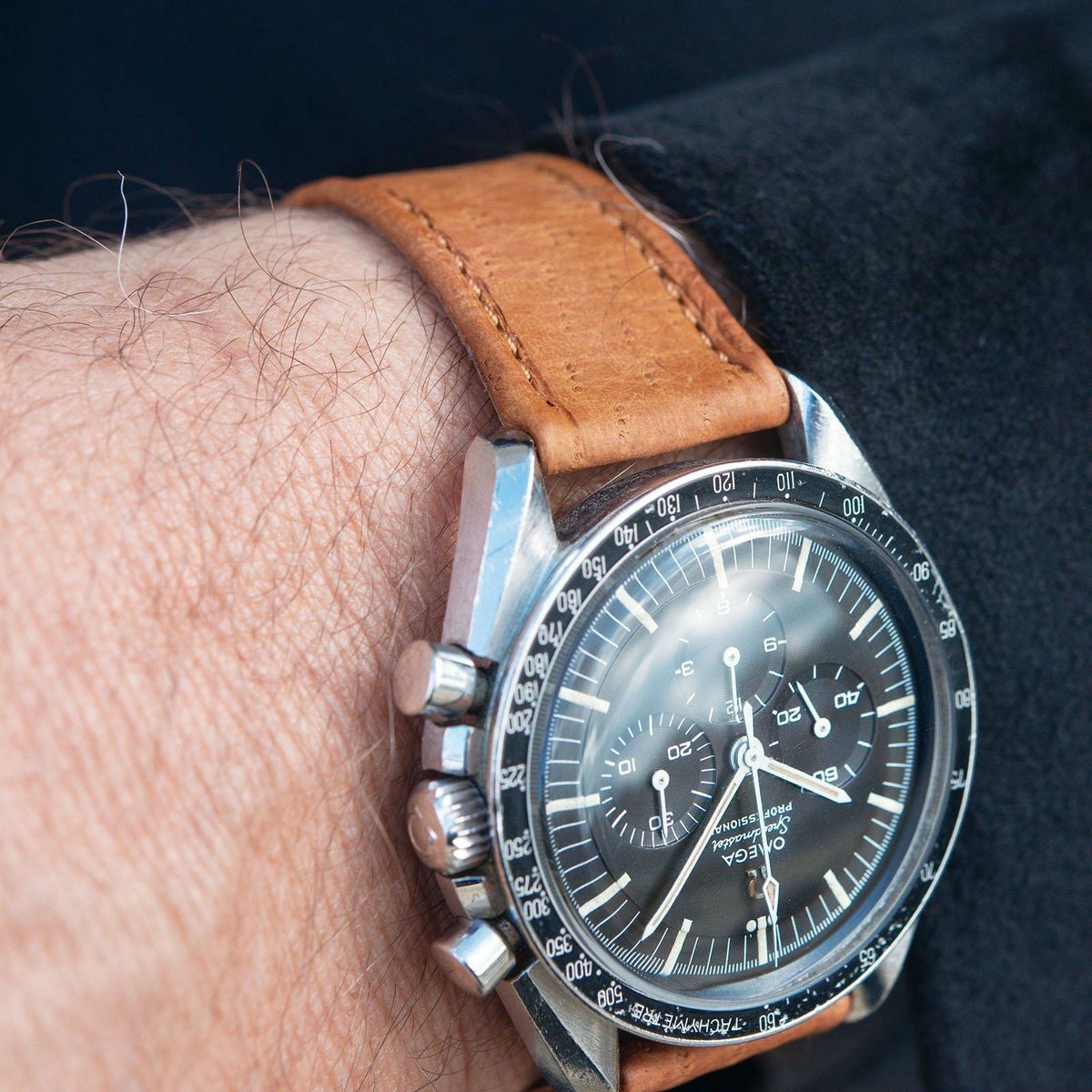 BS Leren Horlogeband Luxury - Peccary Brown Heritage _ 20mm