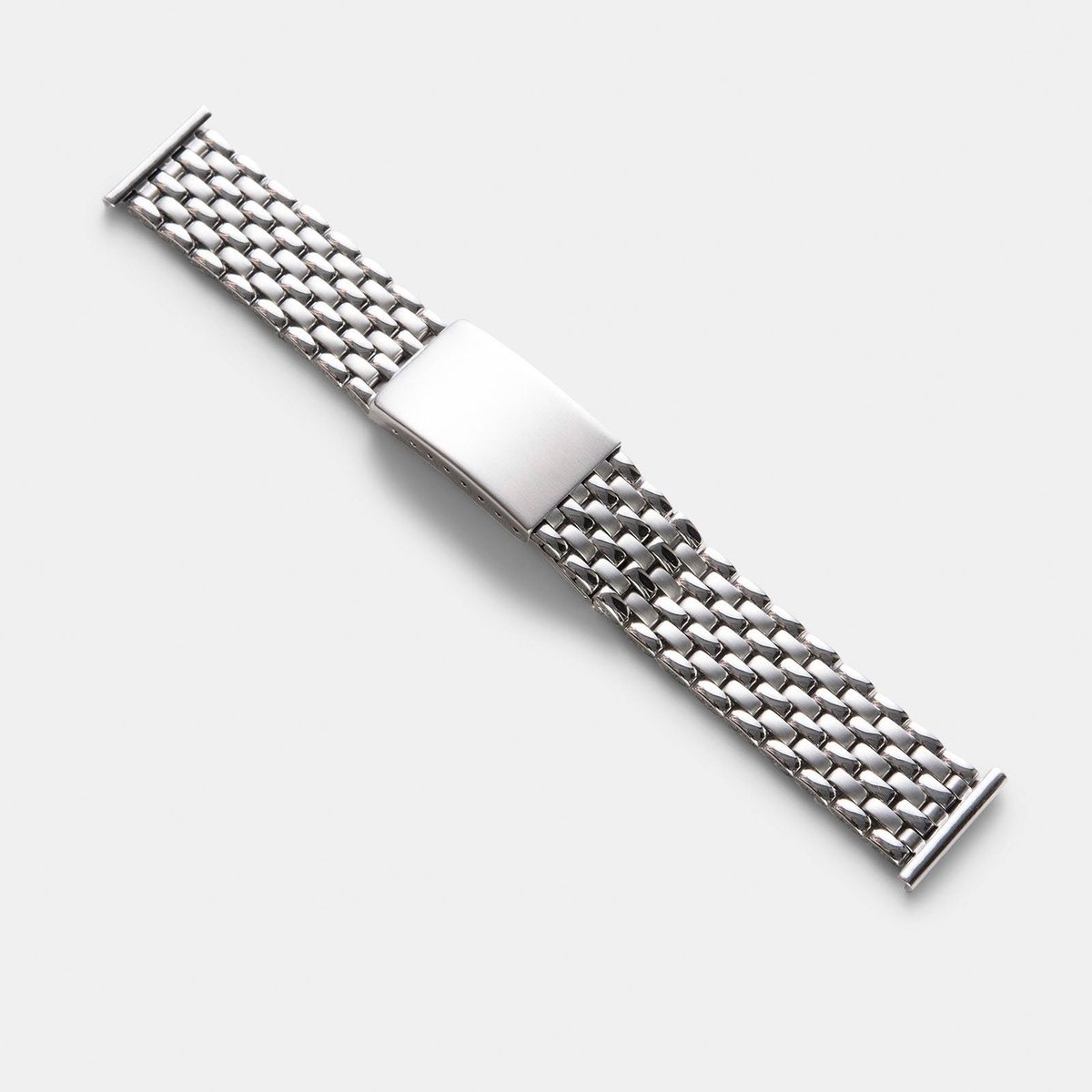 Beads Of Rice Horlogearmband mat-gepolijst - rechte endlinks