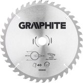 GRAPHITE Cirkelzaagblad 300 mm, 40 tands, Hout