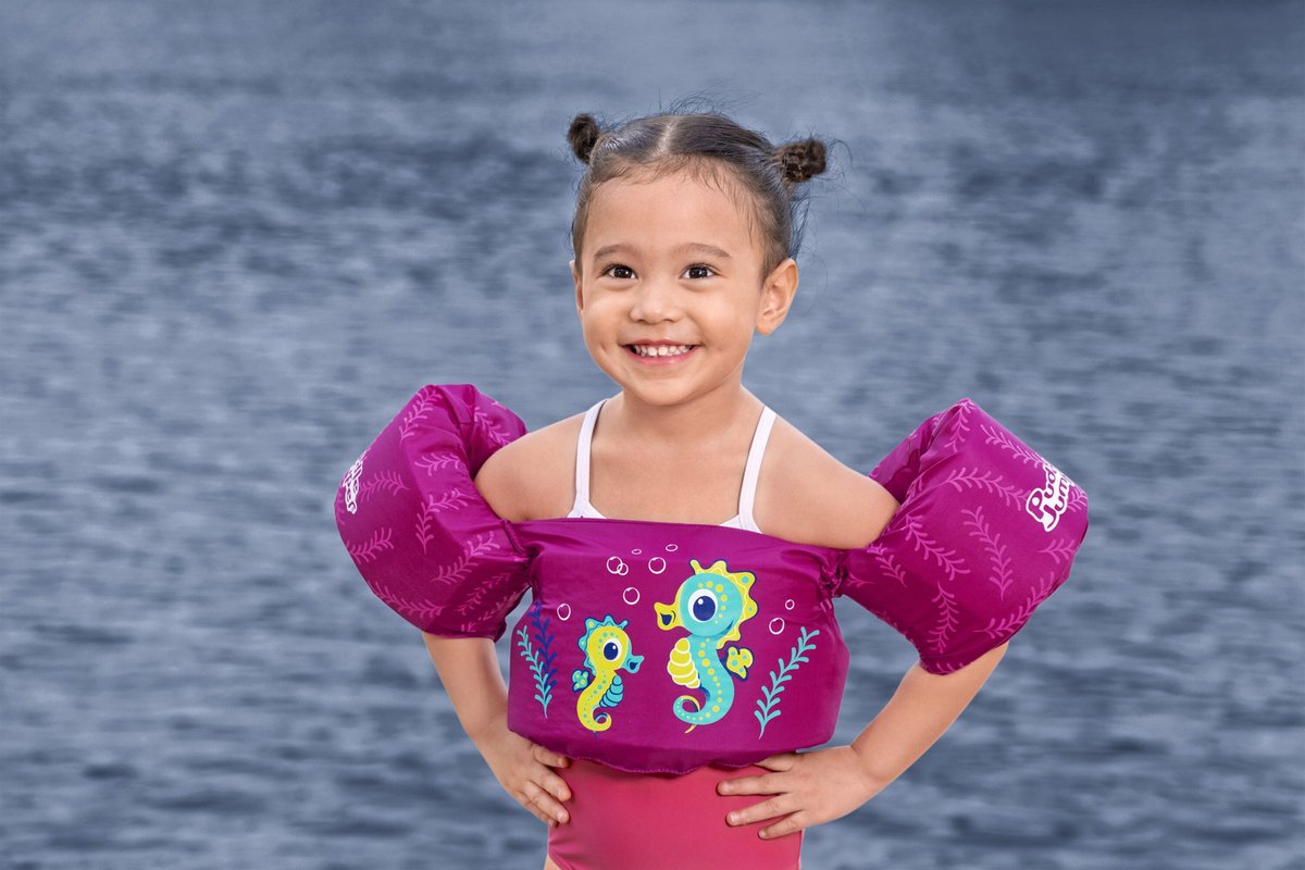 Bestway Puddle Jumper Zeepaardjes - Verstelbare zwembandjes voor kinderen - Draagkracht 15 - 30 kg size — afbeelding 9