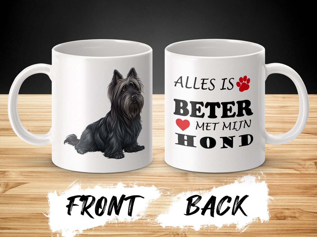 Mok Skye Terrier Alles is beter met mijn hond - dog - doglover