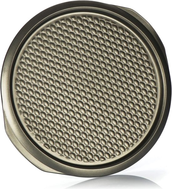 Pizzaplaat,Pizzapan, Pizza Ronde Schaal Pizza Pan Bakplaat Anti-aanbak Bakgereedschap Bakvorm Pan Patroon(9 Inches