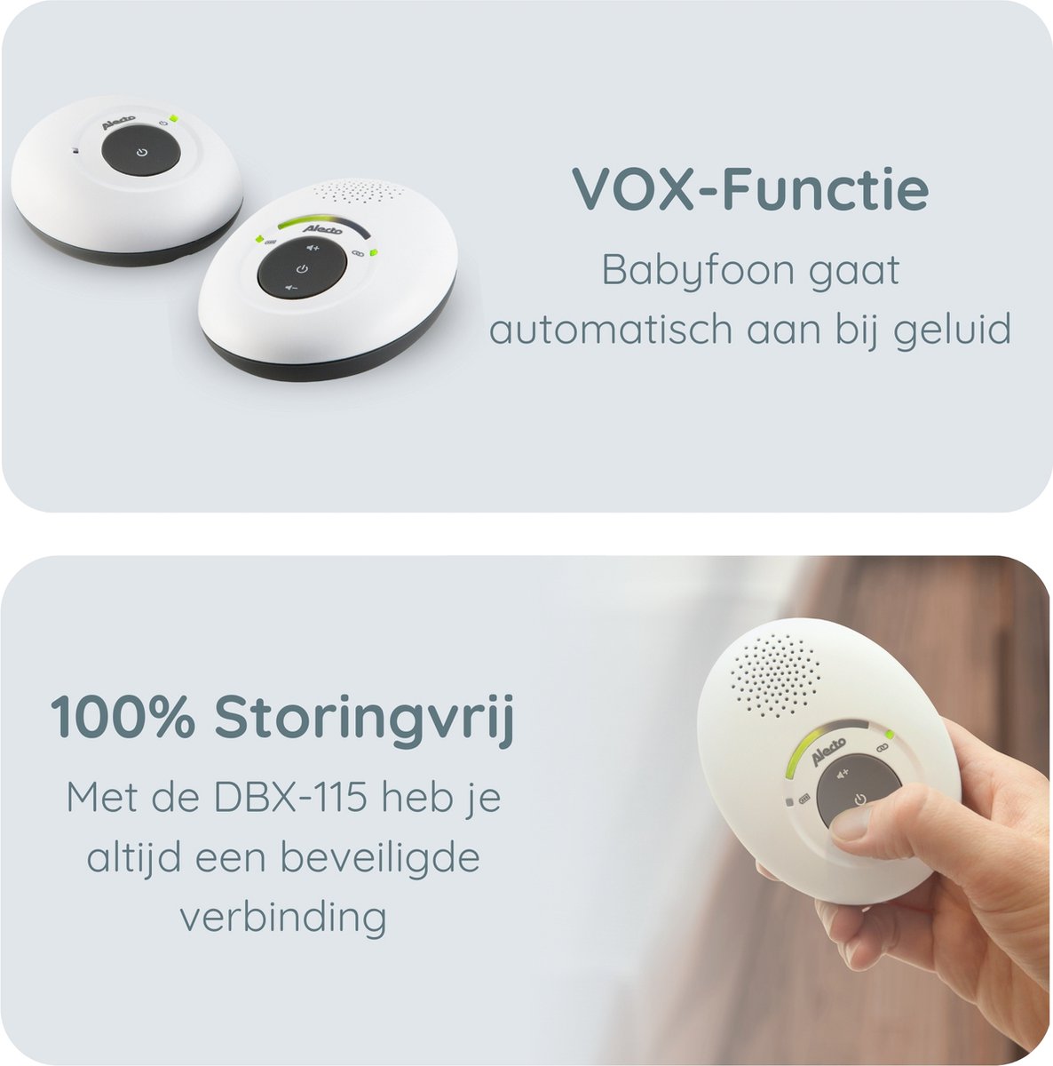 Alecto DBX-115 Babyfoon met Camera - Eco DECT - afbeelding 3