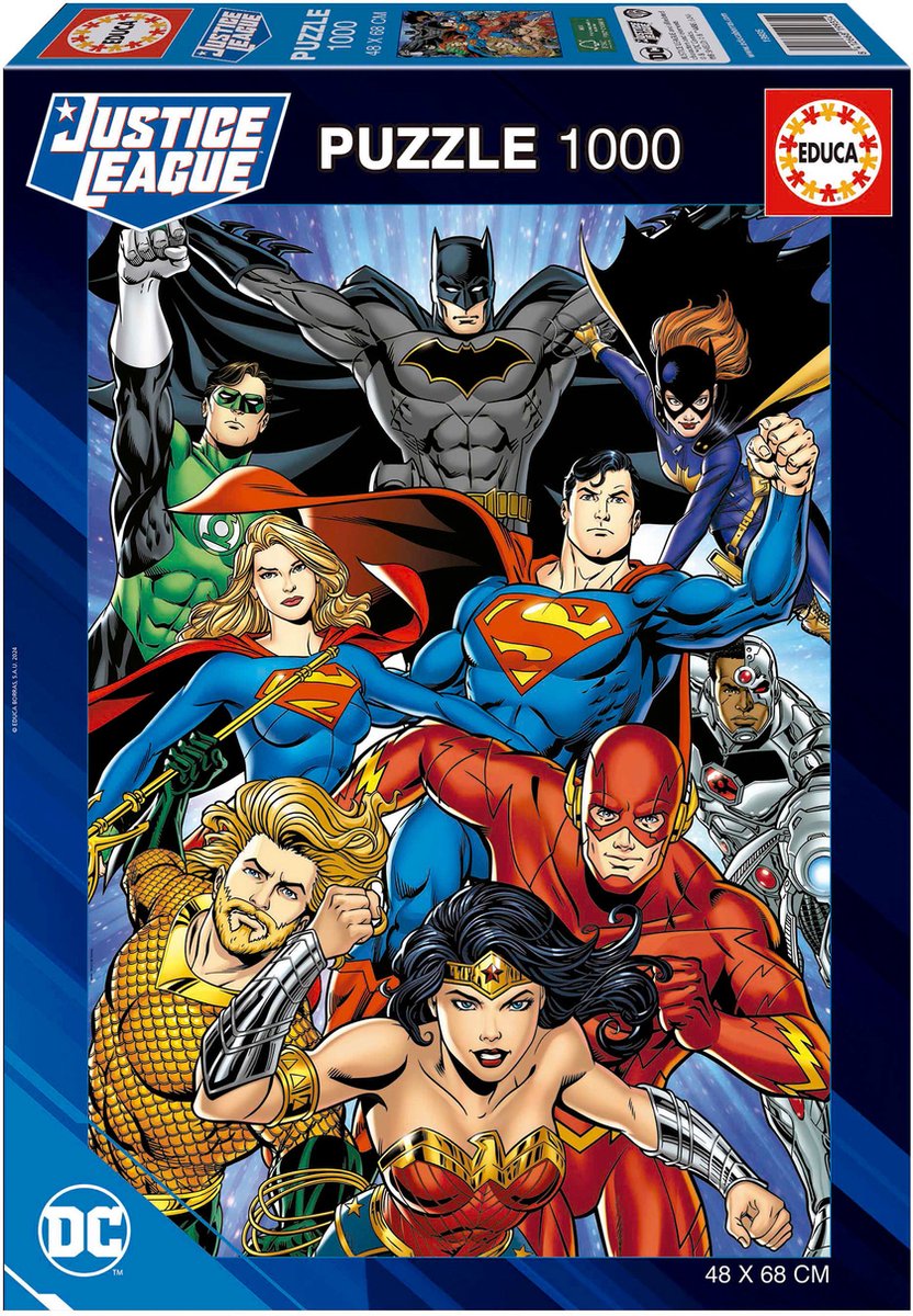 EDUCA - puzzel - 1000 stuks - JUSTICE LEAGUE