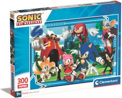 Clementoni - Puzzel - 300 Stukjes - Sonic the Hedgehog Super Sonic - Puzzel Voor Kinderen - Vanaf 9 Jaar