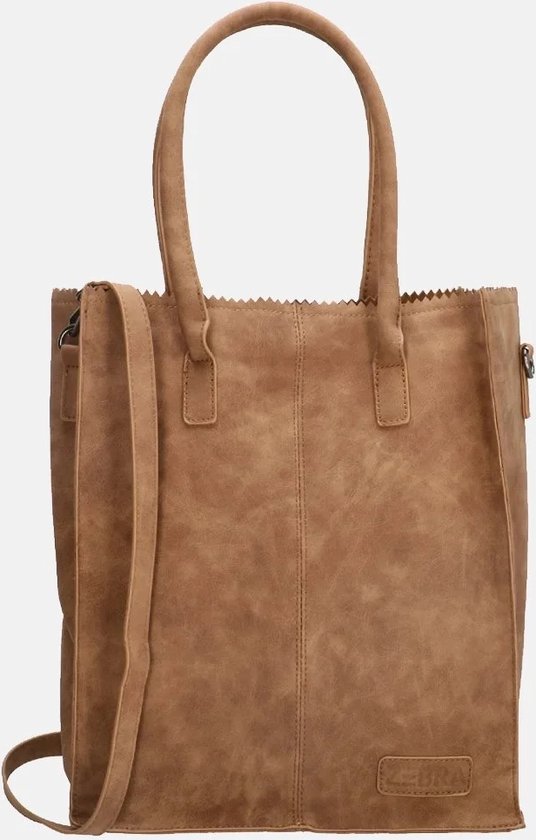 Zebra Trends Grote Schoudertas Crossbodytas Dames Rosa Licht Bruin bol