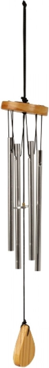 Windgong - metaal - aluminium - 4 Buizen - 33 cm - mini windgong - windchime - windorgel