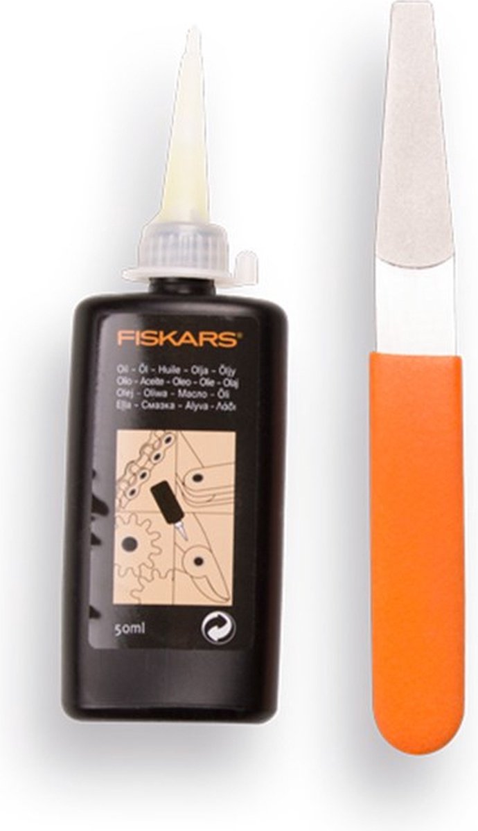 Fiskars Onderhoudsset Gereedschap - met Diamantveil & Olie van Fiskars — afbeelding 3
