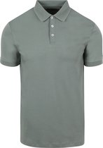 Suitable - Liquid Poloshirt Groen - Slim-fit - Heren Poloshirt Maat L