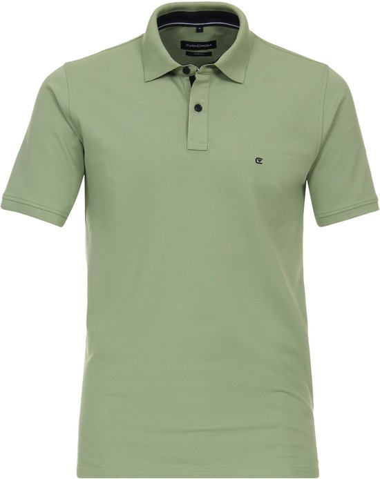 Casa Moda - Poloshirt Groen - Regular-fit - Heren Poloshirt Maat 5XL