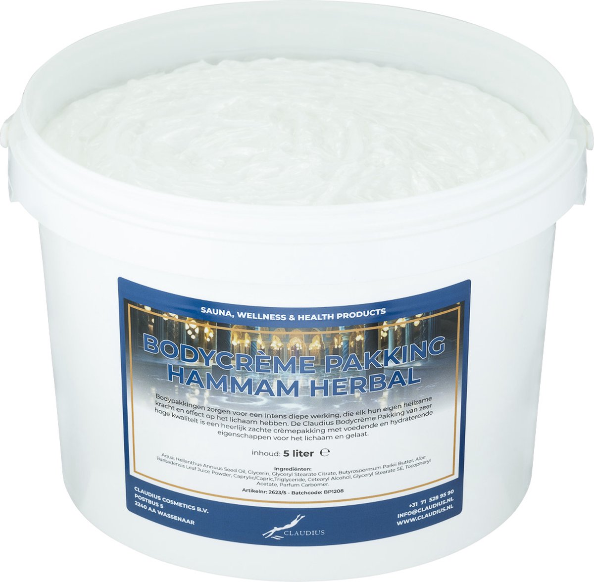 Goedkoopste Bodycrème Pakking Hammam Herbal - 5 liter