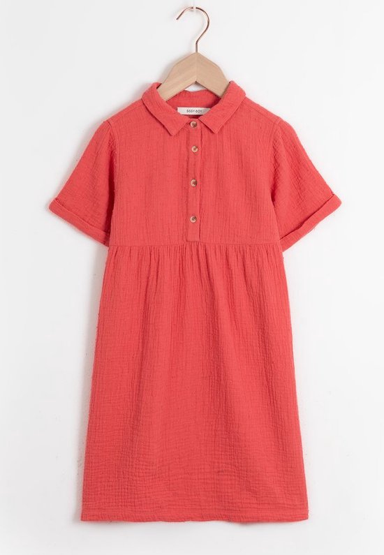 Sissy-Boy - Rode jurk met polokraag