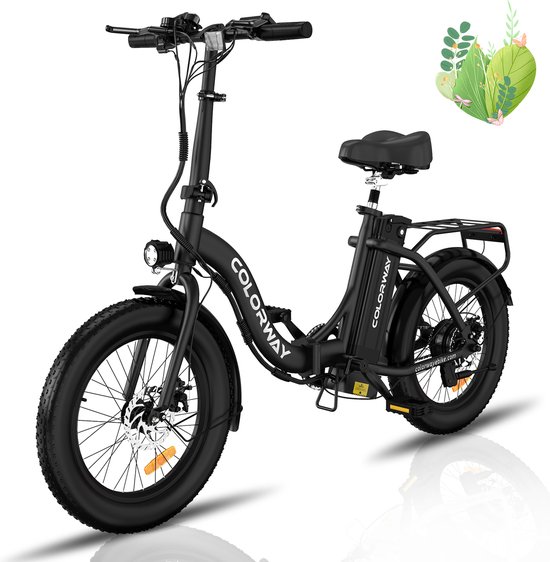 Colorway BK6 Elektrische Fiets | Opvouwbare E-bike | 20 Inch Fatbike | 12AH | 25km/h